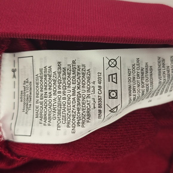 NWT Adidas Women's Burgundy Track Jacket PrimeGreen Full Zip Size 3X - Picture 15 of 16